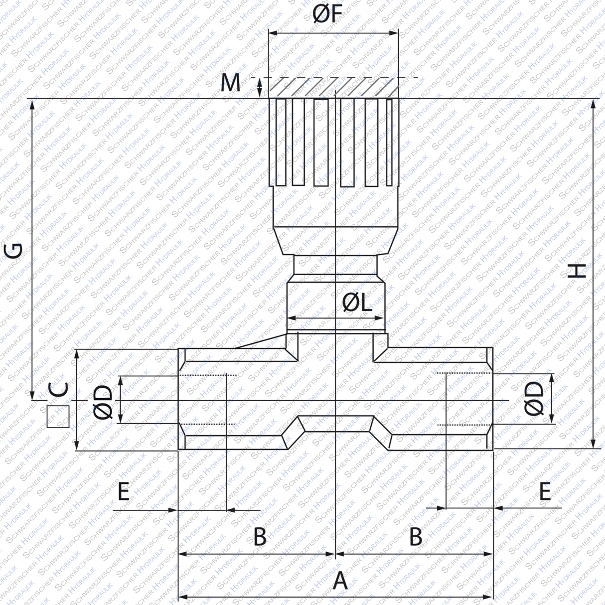Hydraulik Drosselventil von Schwarzfischer Hydraulik