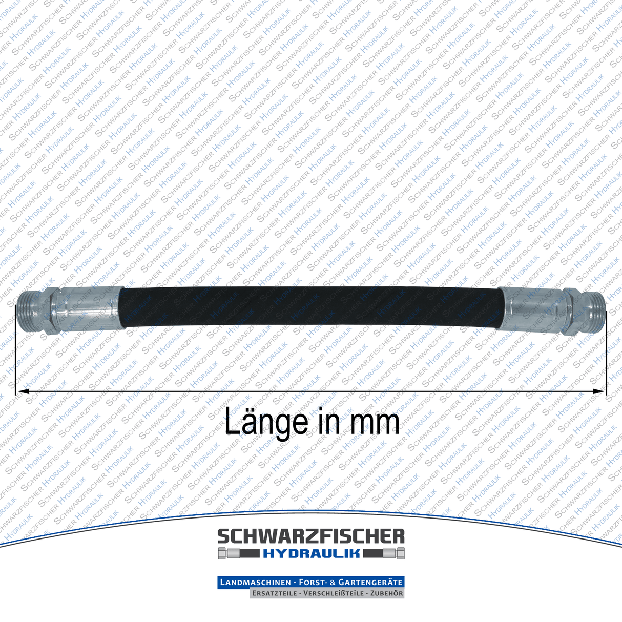 Hydraulikschlauch 2SC DN06 - 8S CES/CES M16x1,5 | Längen bis 5000mm von Schwarzfischer Hydraulik