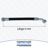 Hydraulikschlauch 2SC DN06 G1/4" DKR/DKR45 | Längen bis 5000mm von Schwarzfischer Hydraulik