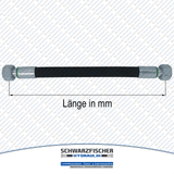 Hydraulikschlauch 2SC DN08 G3/8" DKR/DKR | Längen bis 5000mm von Schwarzfischer Hydraulik